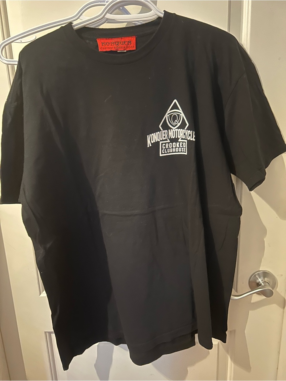 Crooked Clubhouse Konquer Men's Black Graphic Tee